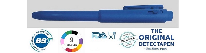 BST stylo bille détectable J800 industrie alimentaire vert boîte de 25  pièces
